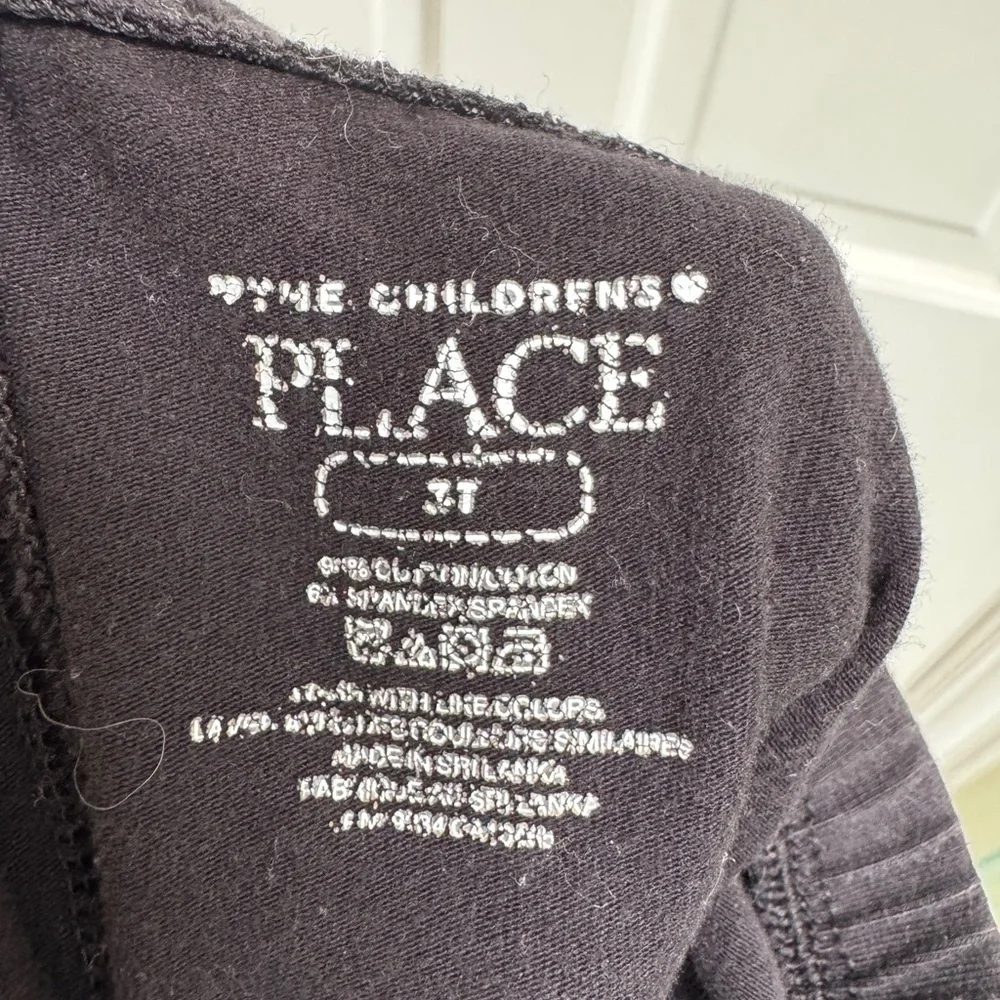The Children's Place 3T Girls Classic Black Leggings Pants